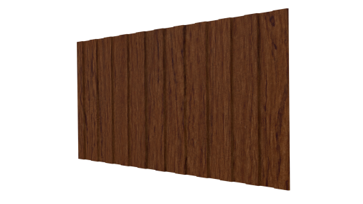 Профнастил С8 1200/1150x0,45 мм, Золотой орех 3D