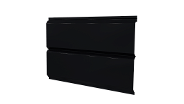 Л-брус 264/240x0,45 мм, 9005 черный янтарь глянцевый