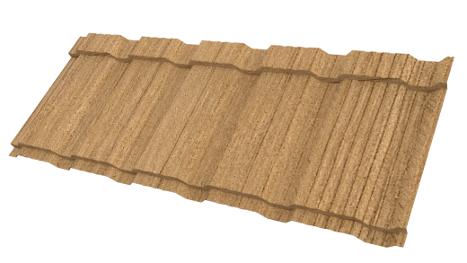 Профиль Пегас 1195/1130x0,45 мм, Орех 3D