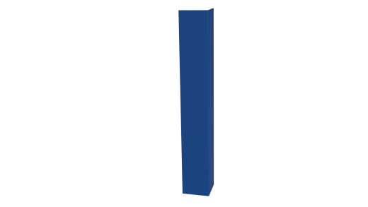 Планка угла наружного 30x30x2000 мм, 5005 сигнальный синий глянцевый