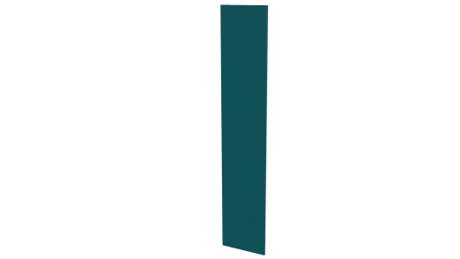 Крепежная планка 10x40x10 мм, 5021 водная синь глянцевый