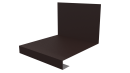 Планка примыкания нижняя к трубе фальц 140x200 мм, 8017 шоколадно-коричневый матовый
