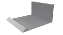 Планка примыкания нижняя 100x200x2000 мм, 7004 сигнальный серый глянцевый