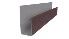 Планка П-образная 30x20x2000 мм, Античный дуб 3D