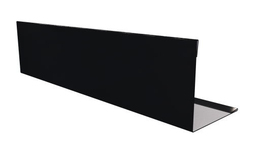 Планка завершающая 10x50x50x10 мм, 9005 черный янтарь глянцевый