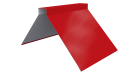 Конёк фигурный 190x190x2000 мм, 3020 транспортный красный глянцевый