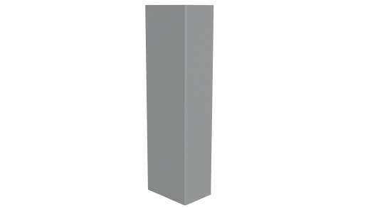 Стойка 40x60x40 мм, 7035 светло-серый глянцевый