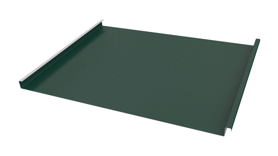 Фальцевая кровля 562/550x0,45 мм, 6005 зеленый мох матовый