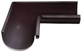 Угол желоба внутренний 90⁰, 8017 шоколадно-коричневый
