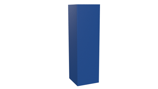 Декоративная накладка угловая 20x60x60x20 мм, 5005 сигнальный синий глянцевый