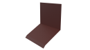 Планка примыкания верхняя к стене фальц 150x130x20 мм, 3009 оксид красный матовый
