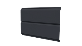 Л-брус 264/240x0,5 мм, 7024 графитовый серый стальной бархат