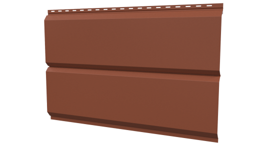 Л-брус 264/240x0,45 мм, 8004 медно-коричневый матовый