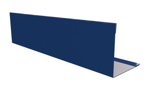 Планка завершающая 10x50x50x10 мм, 5005 сигнальный синий глянцевый