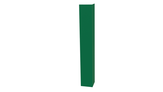 Планка угла наружного 50x50x2000 мм, 6029 мятно-зеленый глянцевый