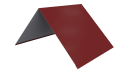 Конёк простой 190x190x2000 мм, 3011 коричнево-красный глянцевый