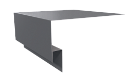 Планка околооконная 200х75х20 мм, 7040 серое окно глянцевый