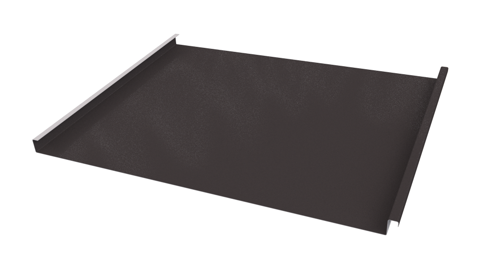 Фальцевая кровля 562/550x0,7 мм, 8019 серо-коричневый глянцевый