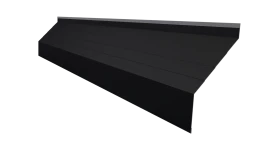 Ламель Юкка 110x0,45 мм, 9005 черный янтарь глянцевый