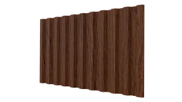 Профнастил С21 1051/1000x0,45 мм, Золотой орех 3D