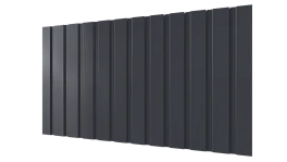 Профнастил С10 1155/1100x0,45 мм, 7024 графитовый серый глянцевый