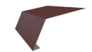 Планка карнизная 100x65x2000 мм, 3009 оксид красный матовый