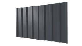 Профнастил С20B 1150/1100x0,5 мм, 7011 железно-серый глянцевый