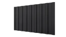 Профнастил С20R 1150/1100x0,5 мм, 9005 черный янтарь матовый
