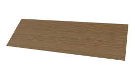 Планка завершающая 65x2000 мм, Орех 3D
