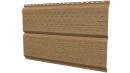 Софит Л-брус перфорированный 264/241x0,45 мм, Орех 3D