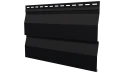 Корабельная доска 267/236x0,45 мм, 9005 черный янтарь матовый