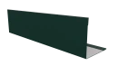 Планка завершающая 10x50x50x10 мм, 6005 зеленый мох матовый