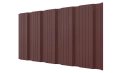 Профнастил К20 1195/1130x0,5 мм, 3009 оксид красный матовый