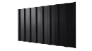 Профнастил С20B 1150/1100x0,5 мм, 9005 черный янтарь глянцевый