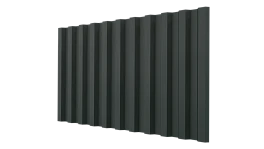 Профнастил С21 1051/1000x0,5 мм, 6009 пихтовый зелёный матовый