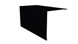 Угол наружный 100x100x2000 мм, 9005 черный янтарь глянцевый