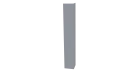 Планка угла наружного 50x50x2000 мм, 7040 серое окно глянцевый
