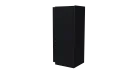 Планка угла наружного сложная Блок-хаус 110x110x2000 мм, 9005 черный янтарь глянцевый
