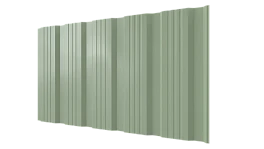 Профнастил К20 1195/1130x0,4 мм эконом, 6019 бело-зеленый глянцевый