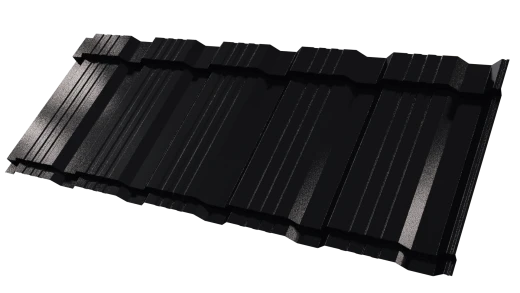 Профиль Пегас 1195/1130x0,4 мм, 9005 черный янтарь глянцевый