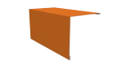 Угол наружный 100x100x2000 мм, 2011 насыщенный оранжевый глянцевый