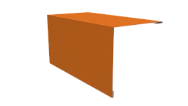 Угол наружный 100x100x2000 мм, 2011 насыщенный оранжевый глянцевый