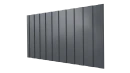 Профнастил С8 1200/1150x0,65 мм, 7011 железно-серый глянцевый
