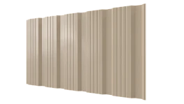 Профнастил К20 1195/1130x0,4 мм, 1015 св. слоновая кость глянцевый