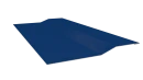 Планка крепёжная фальц 50x17x29 мм, 5005 сигнальный синий глянцевый