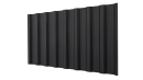 Профнастил С20B 1150/1100x0,45 мм, 9005 черный янтарь матовый