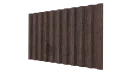 Профнастил С21 1051/1000x0,45 мм, Морёный дуб 3D