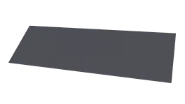 Планка завершающая 65x2000 мм, 7024 графитовый серый глянцевый