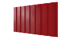 Профнастил С20A 1150/1100x0,45 мм, 3020 транспортный красный глянцевый