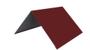 Конёк простой 150x150x2000 мм, 3011 коричнево-красный глянцевый
